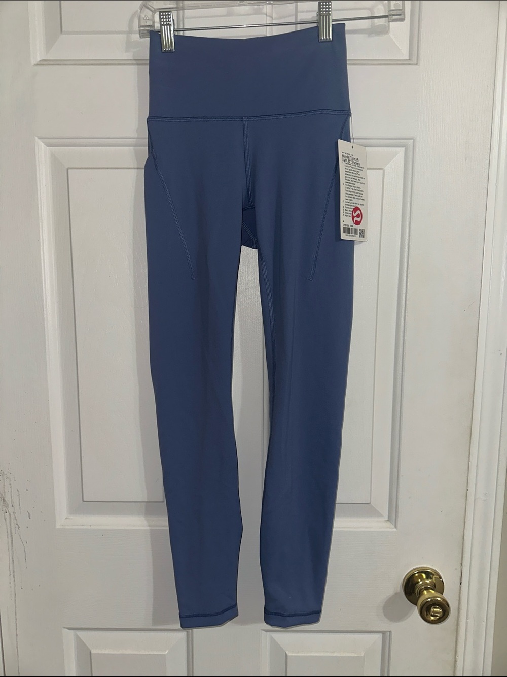 lululemon athletica Wundsr Train HR Tight in Dusty Blue with White Tag
